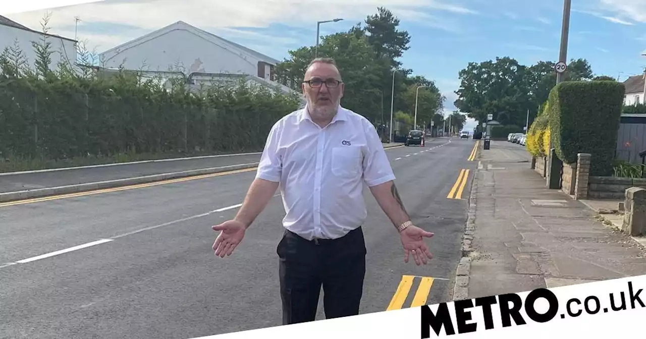 Man can't park outside his house after double yellow lines suddenly appear