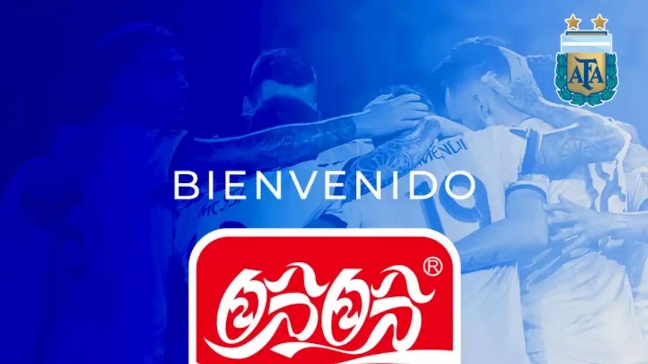 La Selección Argentina y un nuevo sponsor en la previa del Mundial