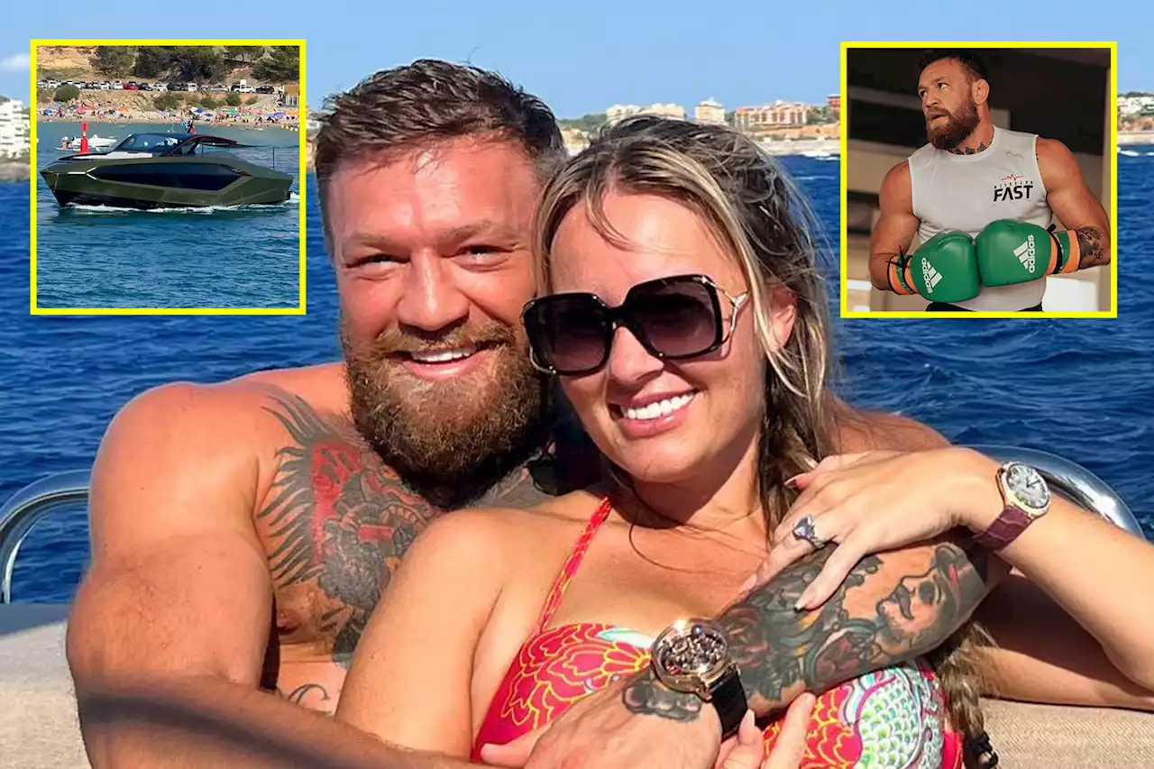 Inside McGregor's life at sea on $4m yacht with Hermes ashtrays, parties and serious gym work