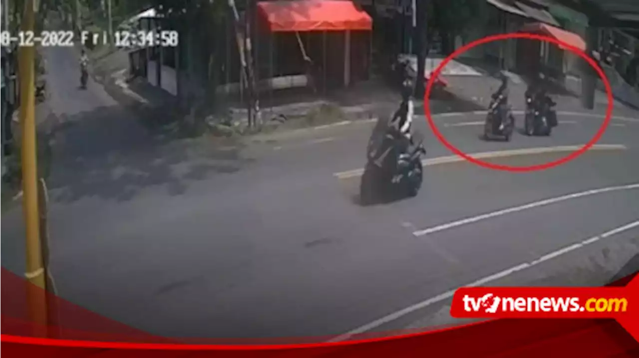 Rombongan Moge Hantam Pengendara Motor Matic di Kulon Progo