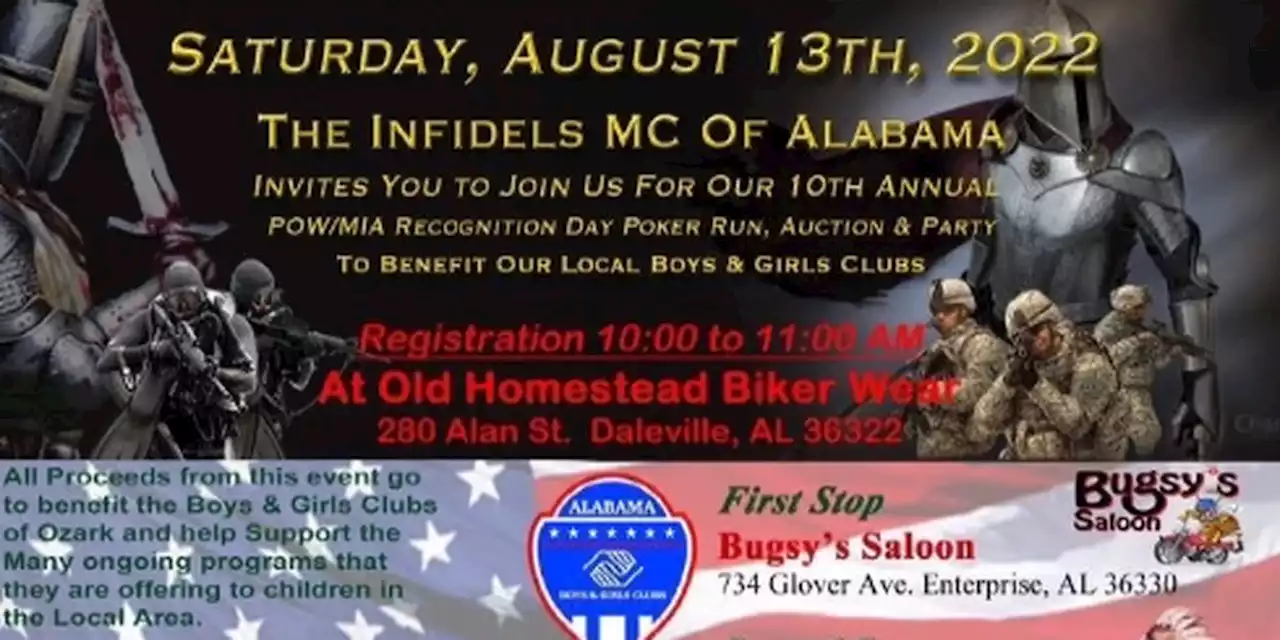 Support the Ozark Boys & Girls club at 10th annual poker run event