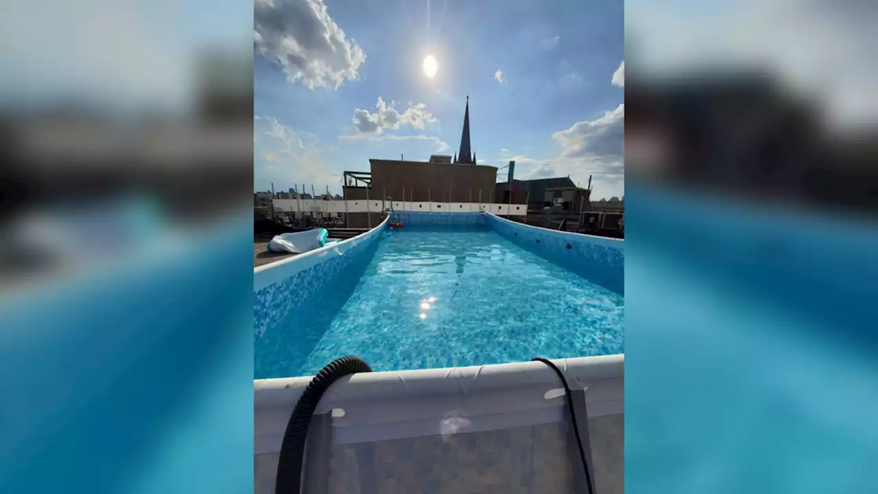 Illegal pool with 60 tons of water discovered on rooftop in New York City