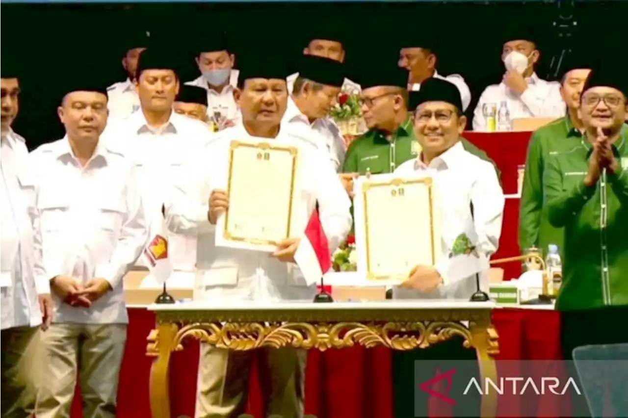 Gerindra-PKB tandatangani koalisi Pilpres 2024