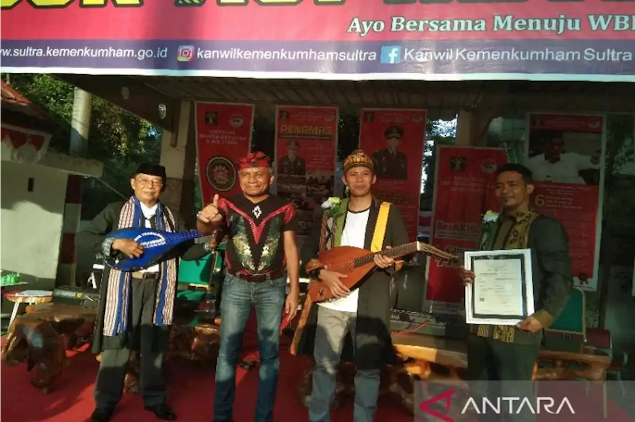 Kemenkumham beri dukungan pelestarian musik Gambus di Sultra