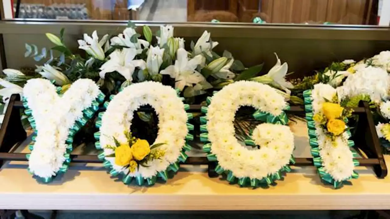 Hundreds pay tribute to 'Celtic great' Hughes