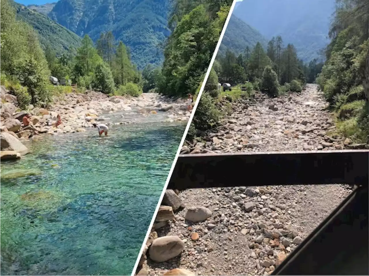 Fluss im Verzascatal versiegt komplett – in gerade mal 5 Tagen