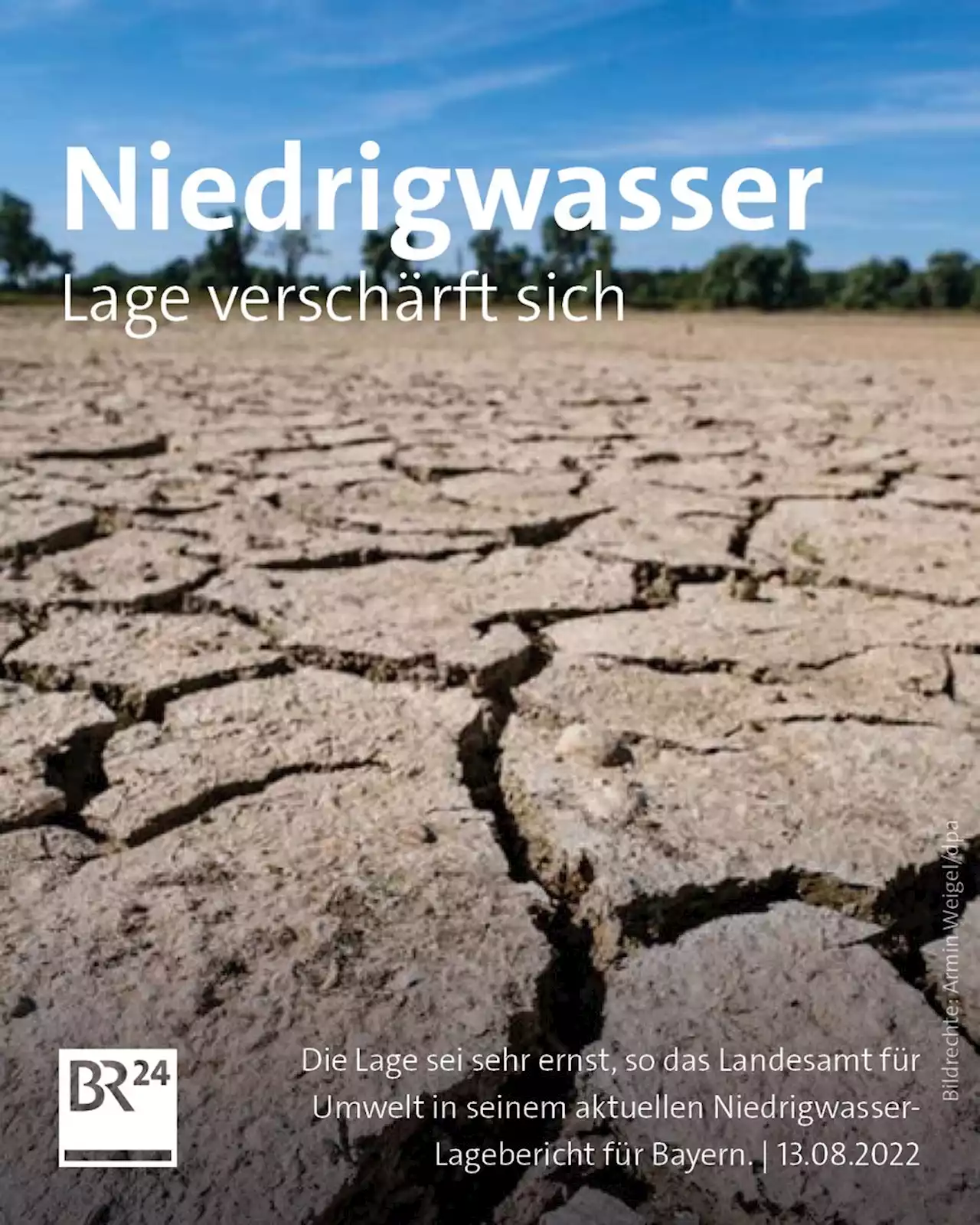 Niedrigwasser: Lage verschärft sich in Bayern