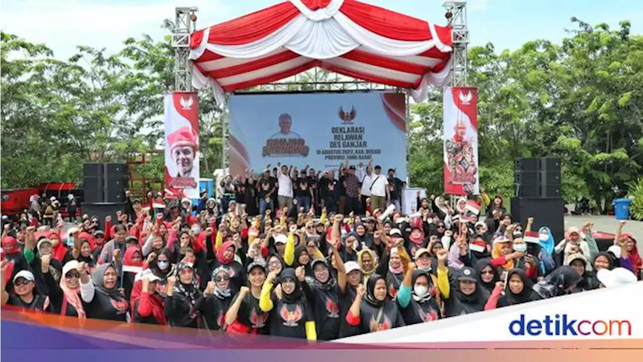 5.000 Warga Desa di Bekasi Dukung Ganjar Jadi Presiden RI 2024