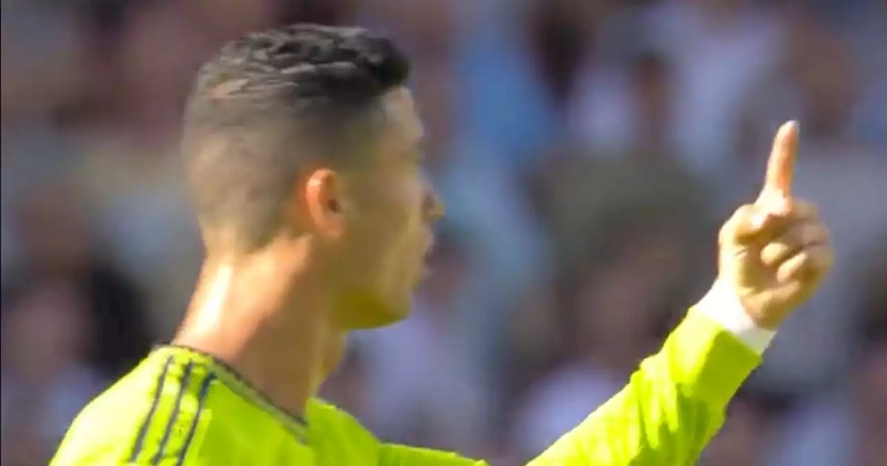 Ronaldo's reaction to Man Utd conceding again says it all about his commitment