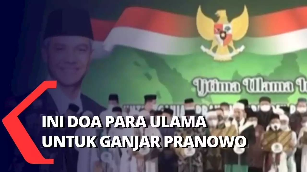 Doa Ratusan Ulama Pekanbaru untuk Dukung Ganjar Pranowo