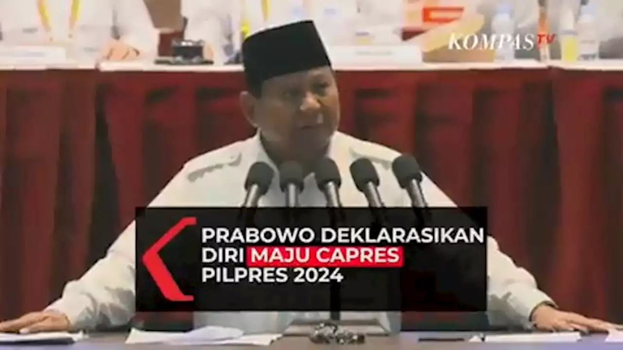 [Full] Pernyataan Lengkap Prabowo Subianto Bersedia Jadi Presiden di Pilpres 2024!