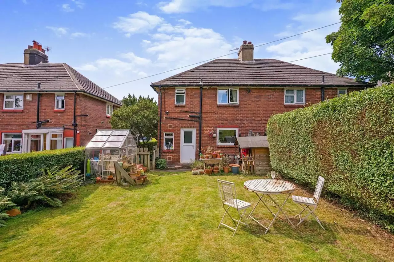 This three bed home in Leeds has a garden perfect for summer barbecues