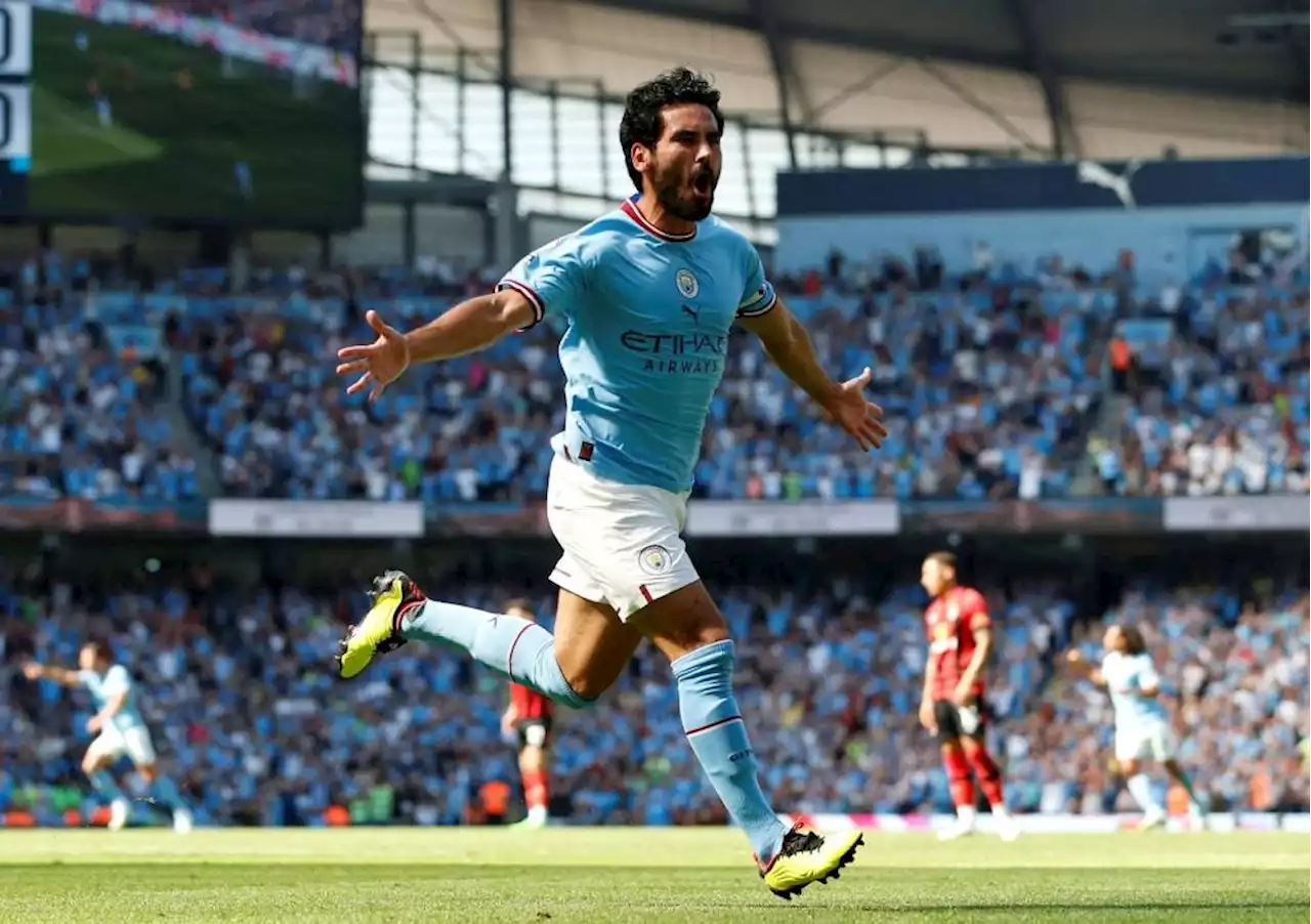 Man City crush Bournemouth, Man United humiliated at Brentford