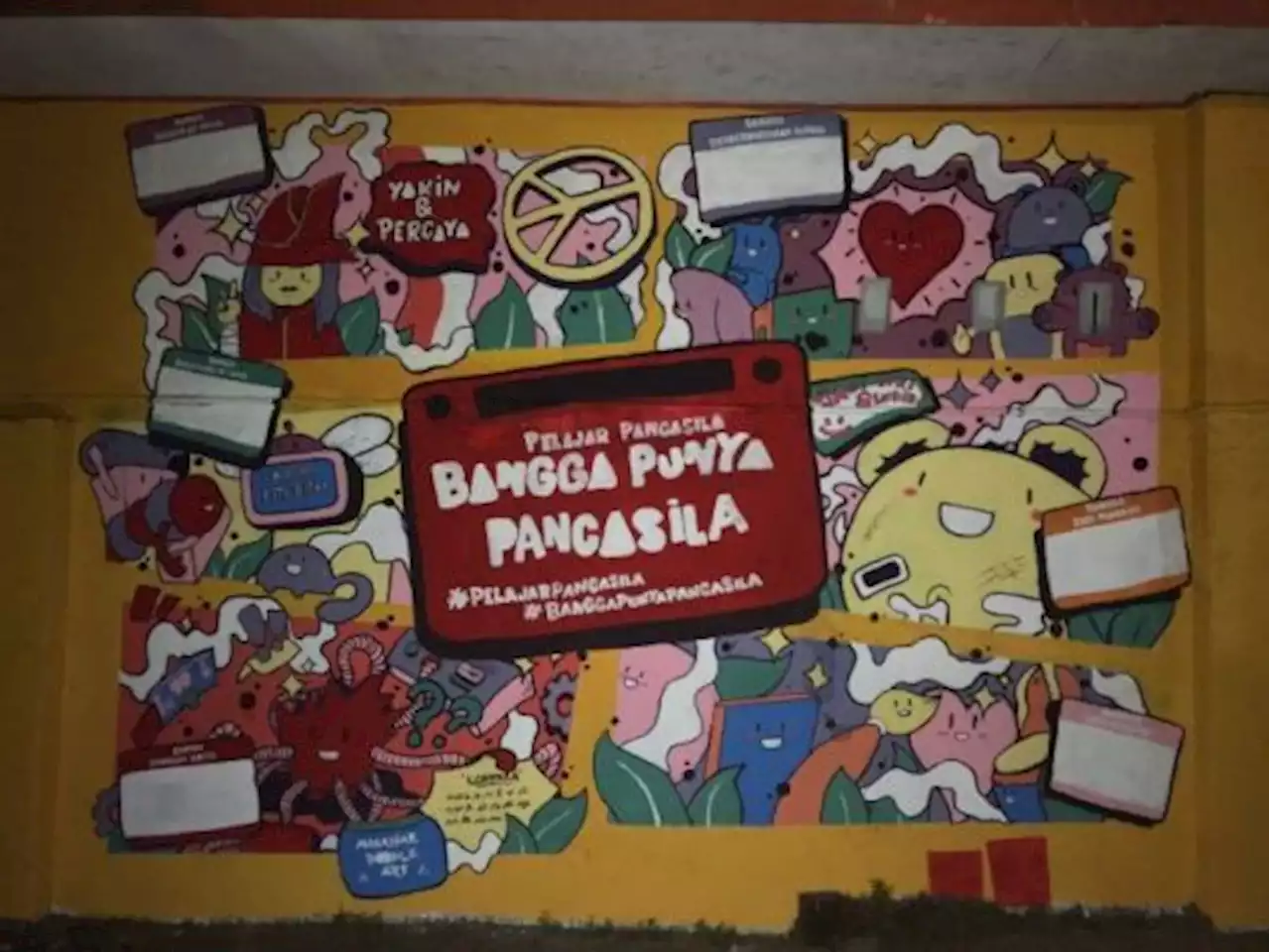 Sambut HUT RI ke-77 Lewat Seni Mural