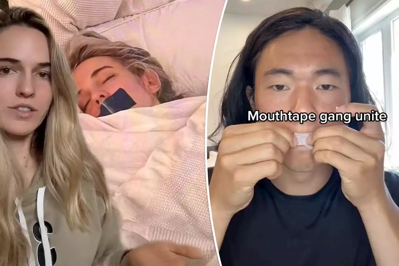 ‘Mouth-taping’ is one of the ‘most dangerous’ TikTok trends: doctors