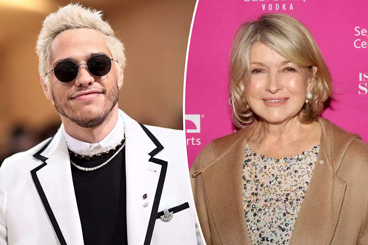 Martha Stewart says ‘charming’ Pete Davidson is like the son she never had