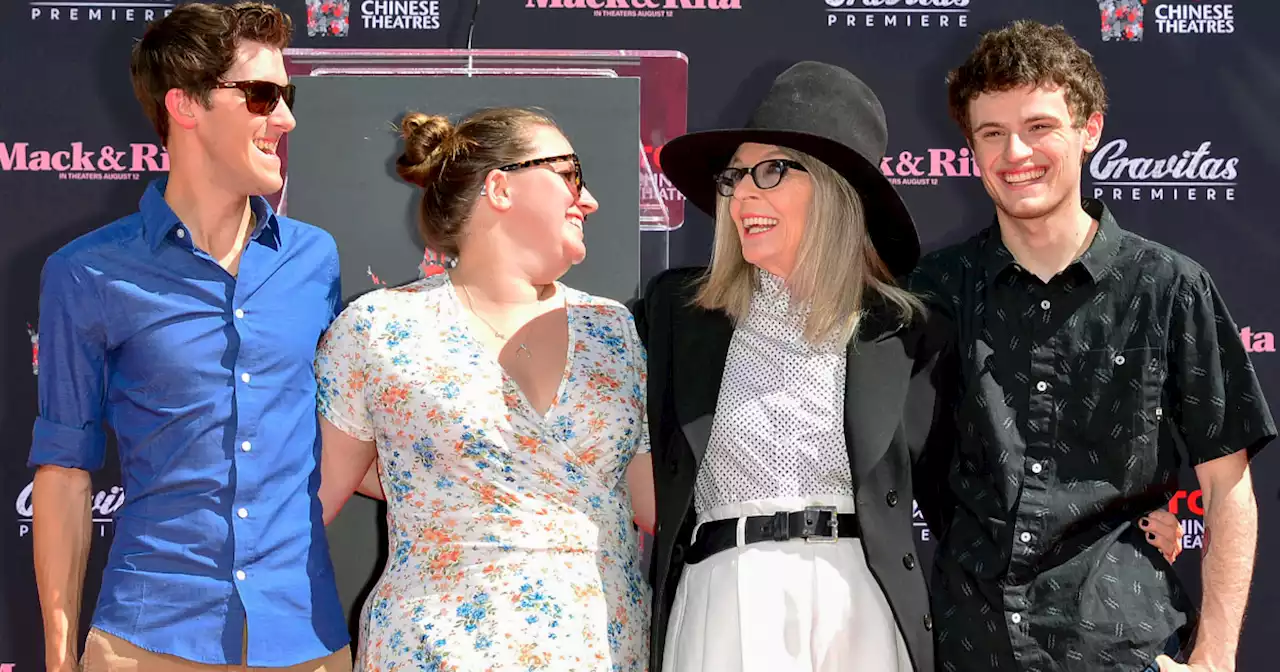 Diane Keaton makes rare public appearance with her kids during ceremony