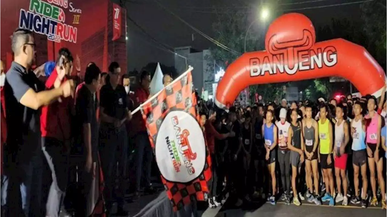 Ribuan Pemuda Medan Bersemangat Ikuti Banteng Ride and Night Run