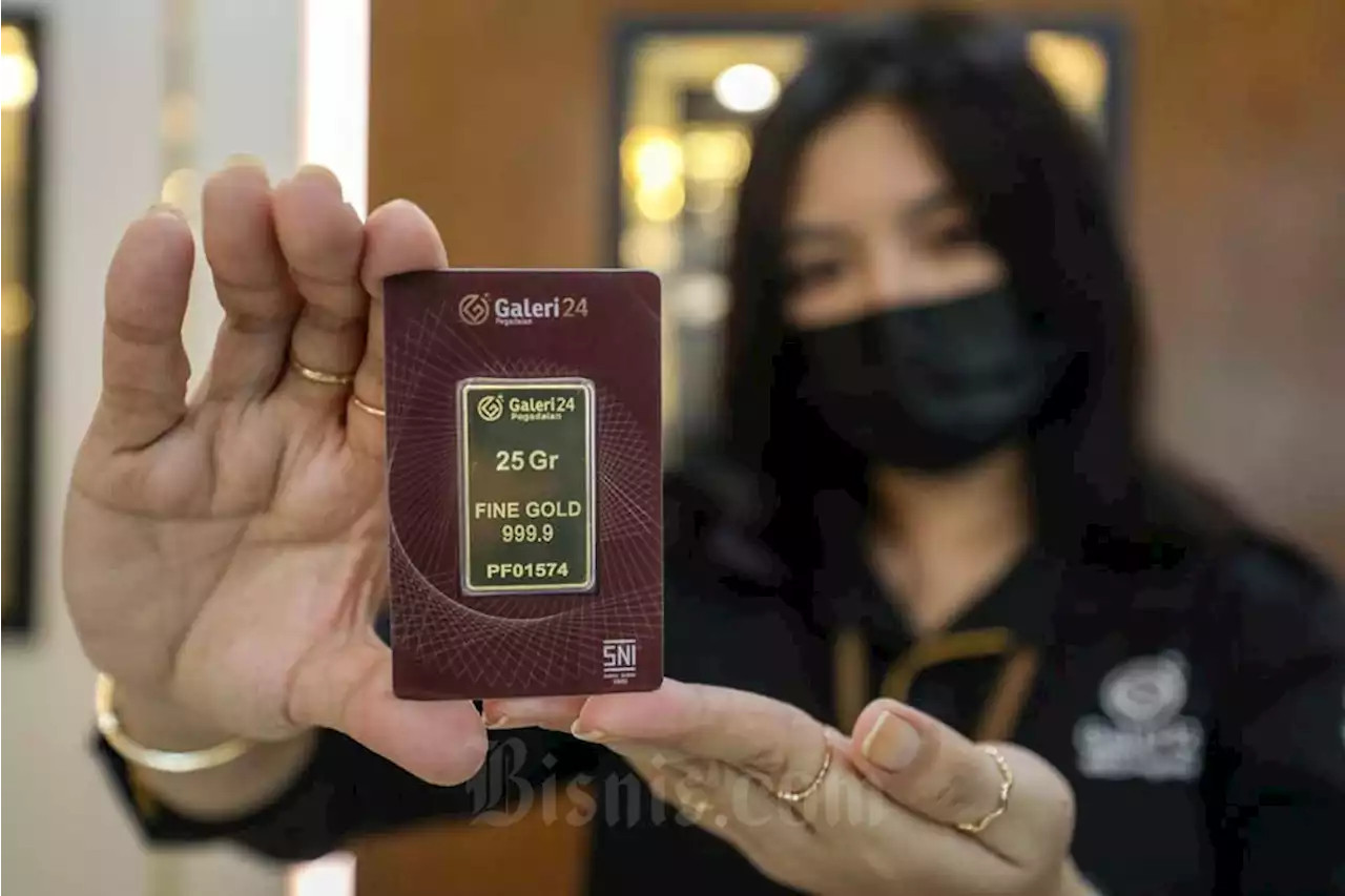 Harga Emas Hari Ini di Pegadaian Cetakan Antam Stagnan, UBS Naik Tipis