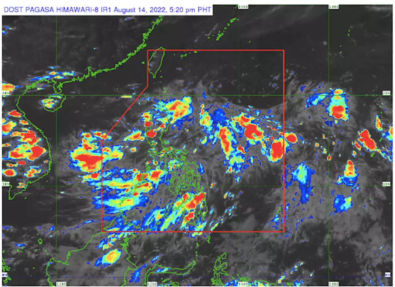 Rainy Monday in parts of PH due to ‘habagat’ – Pagasa