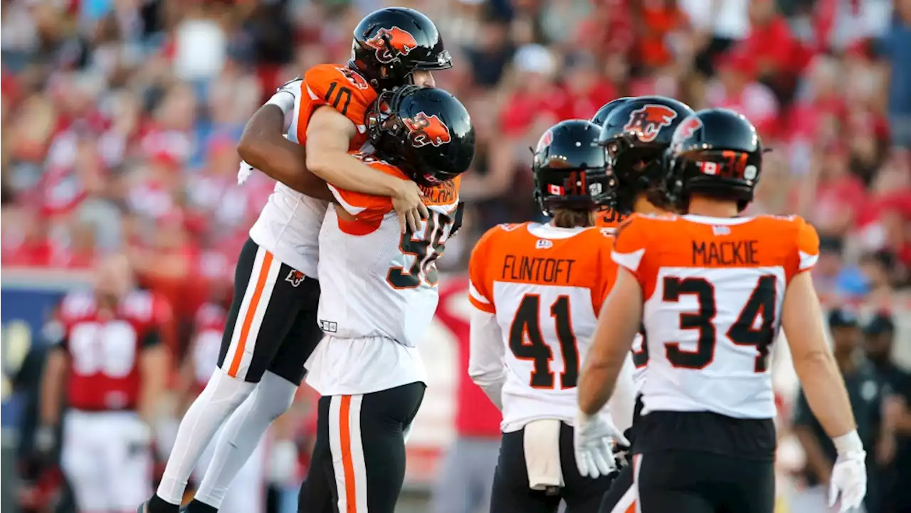 B.C. Lions chase down Calgary Stampeders with 41-40 comeback win