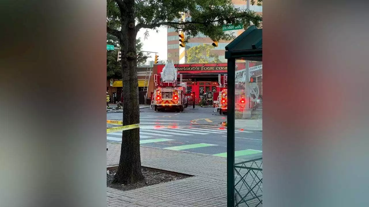 15 injured after fiery crash in Arlington where car runs into restaurant