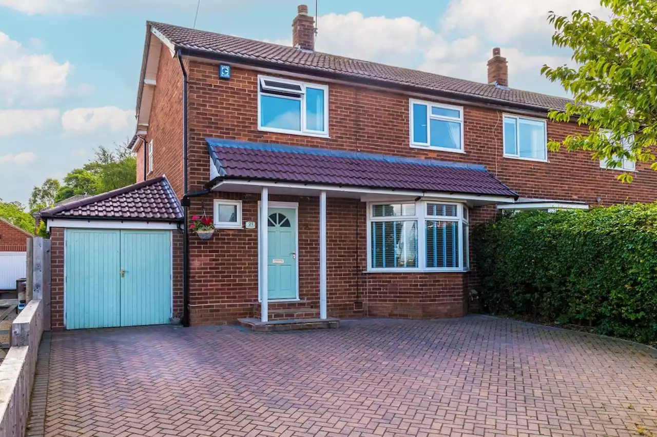 This four bedroom family home has a huge garden and its own pizza oven