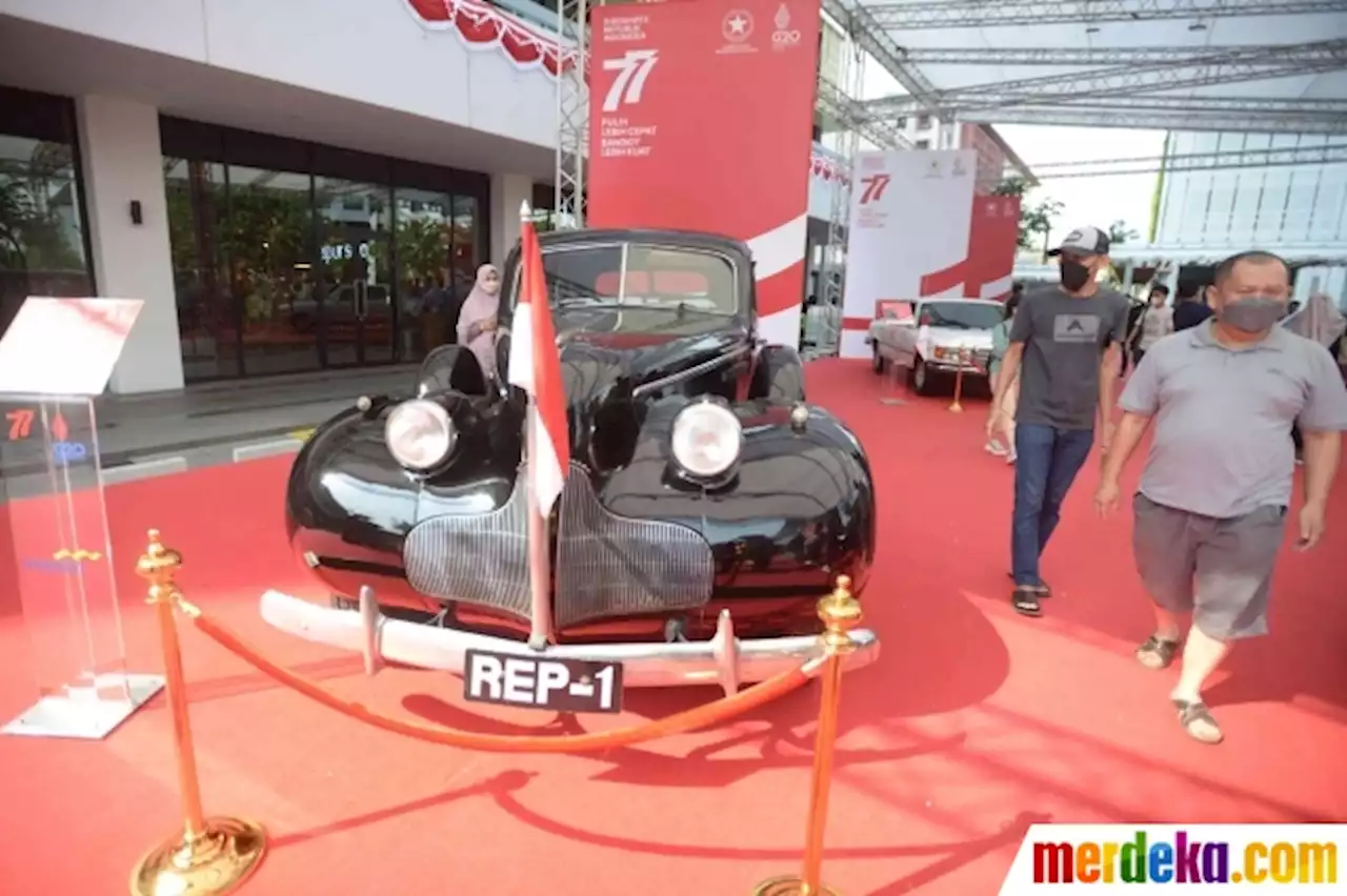 Foto : Melihat Pameran Mobil Kepresidenan dari Tujuh Periode Pemerintahan RI di Sarinah | merdeka.com