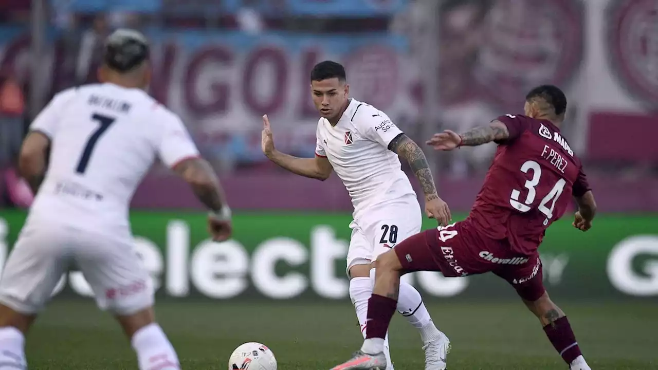 Con polémica por el gol, Independiente empató con Lanús