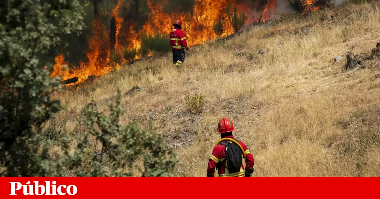 Incêndio em Tomar tem duas frentes e coloca habitações em risco