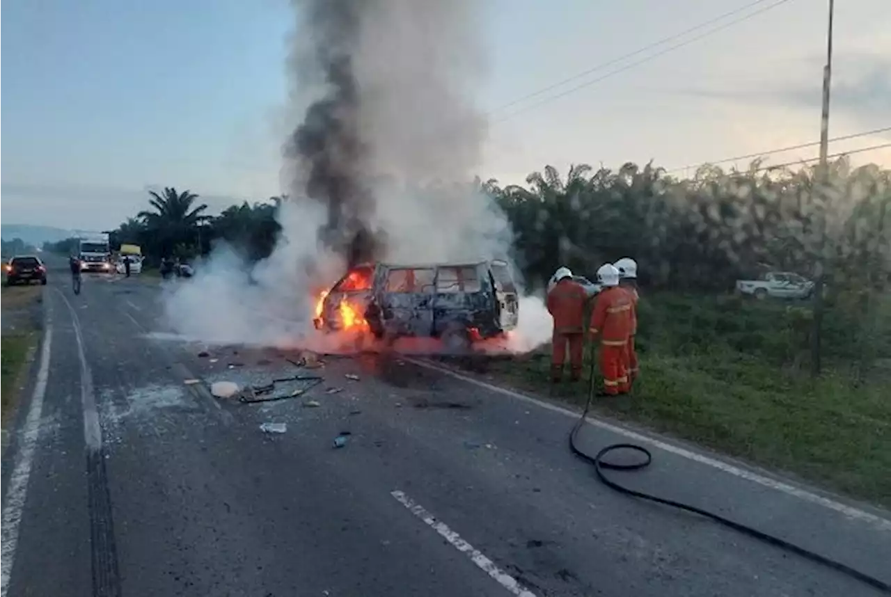 Woman hurt in car-van collision in Kota Marudu