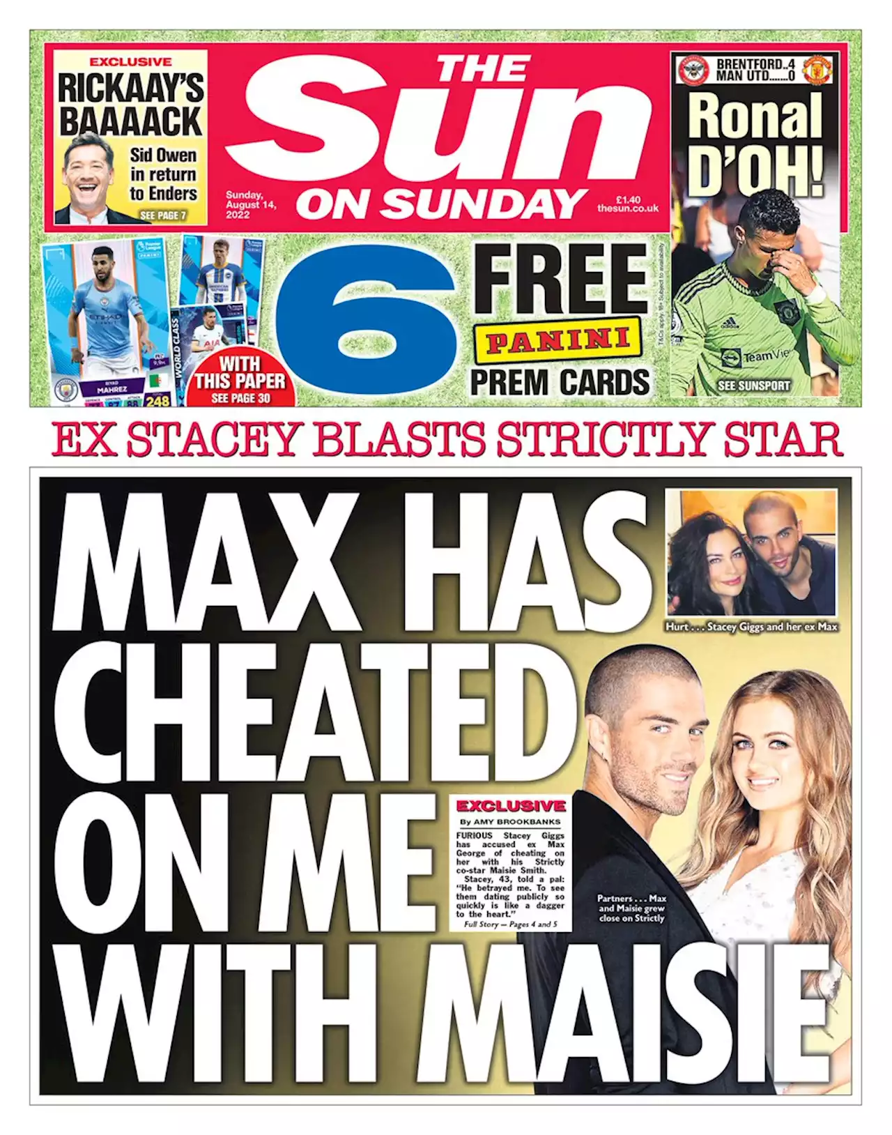 Stacey Giggs accuses ex Max George of cheating on her with Maisie Smith