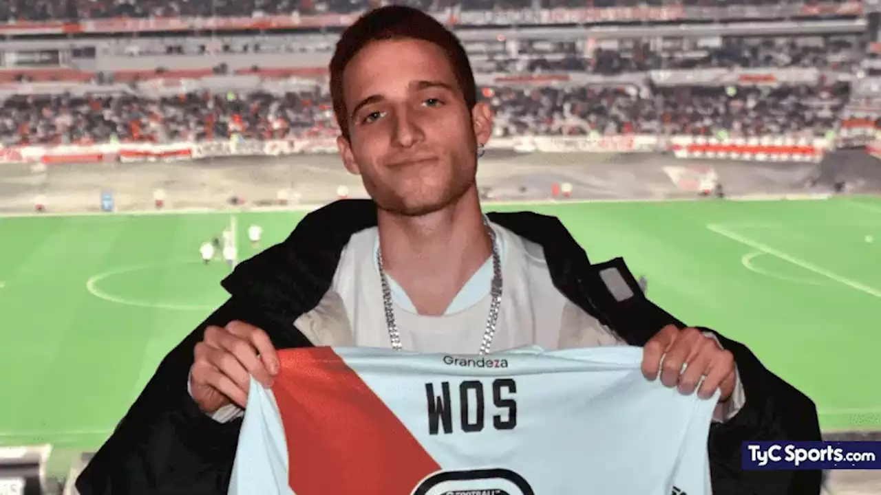 Wos, presente en la goleada de River a Newell´s: ¿por qué le regalaron la camiseta '3'? - TyC Sports