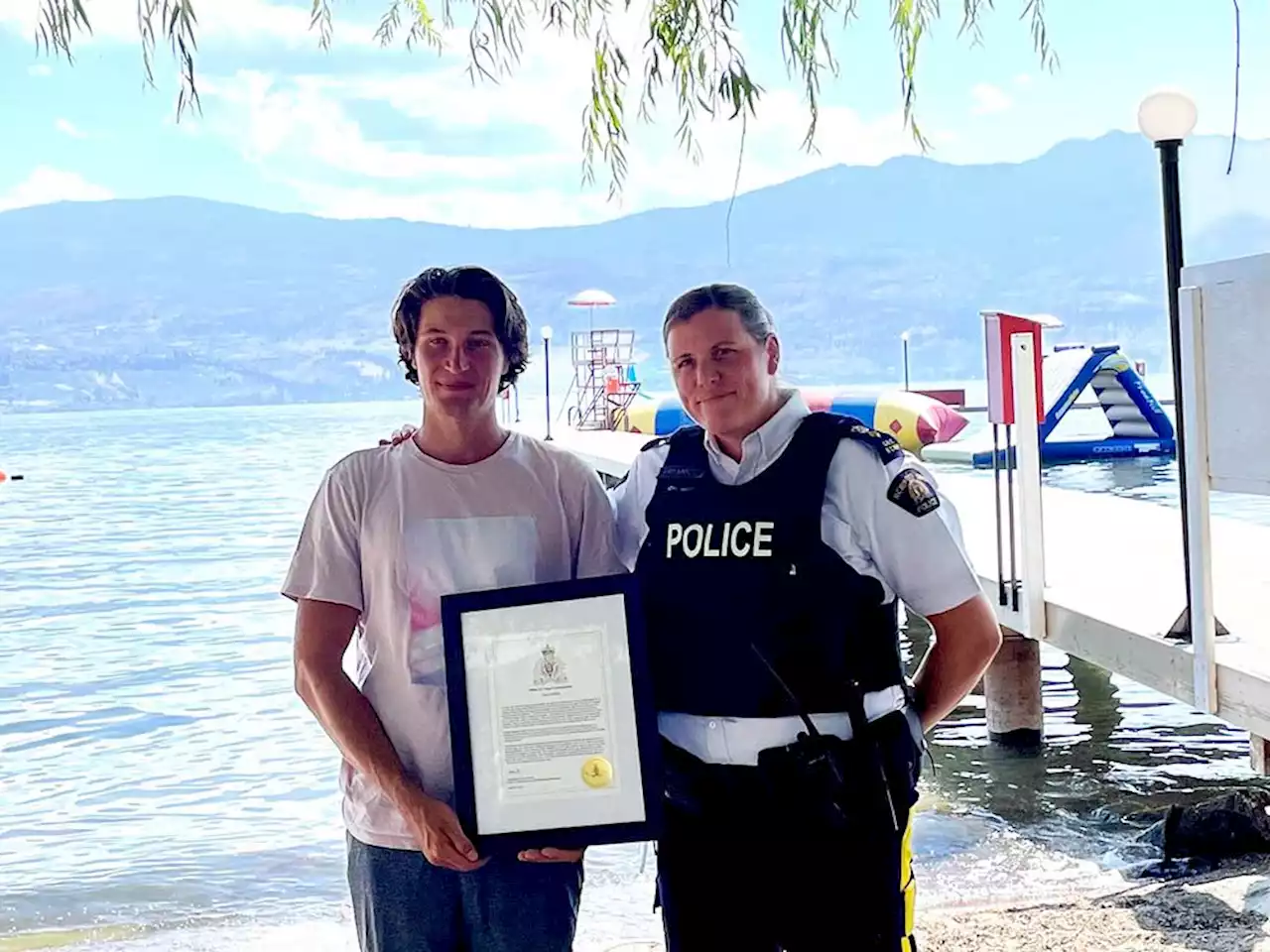 Off-duty lifeguard saves boat-crash victim from drowning on Okanagan Lake
