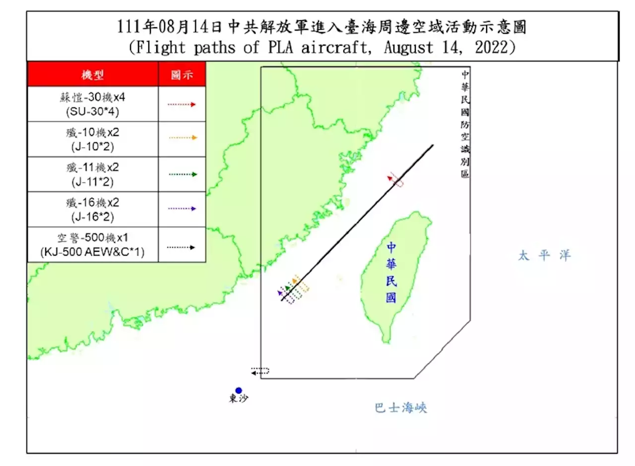 대만 '중국 군용기 11대 대만해협 중간선·ADIZ 침범' | 연합뉴스