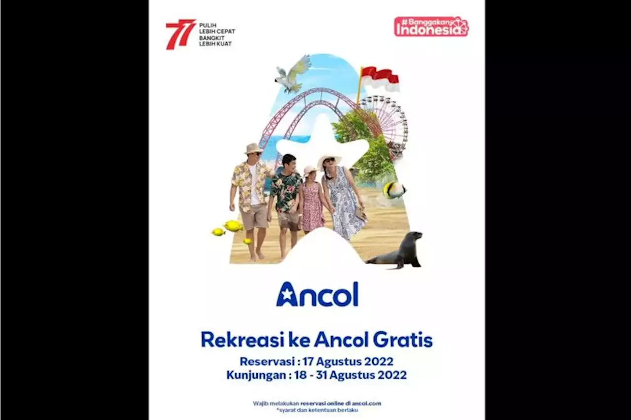 HUT RI, Ancol bagikan 1.945 tiket gratis melalui situs ancol.com