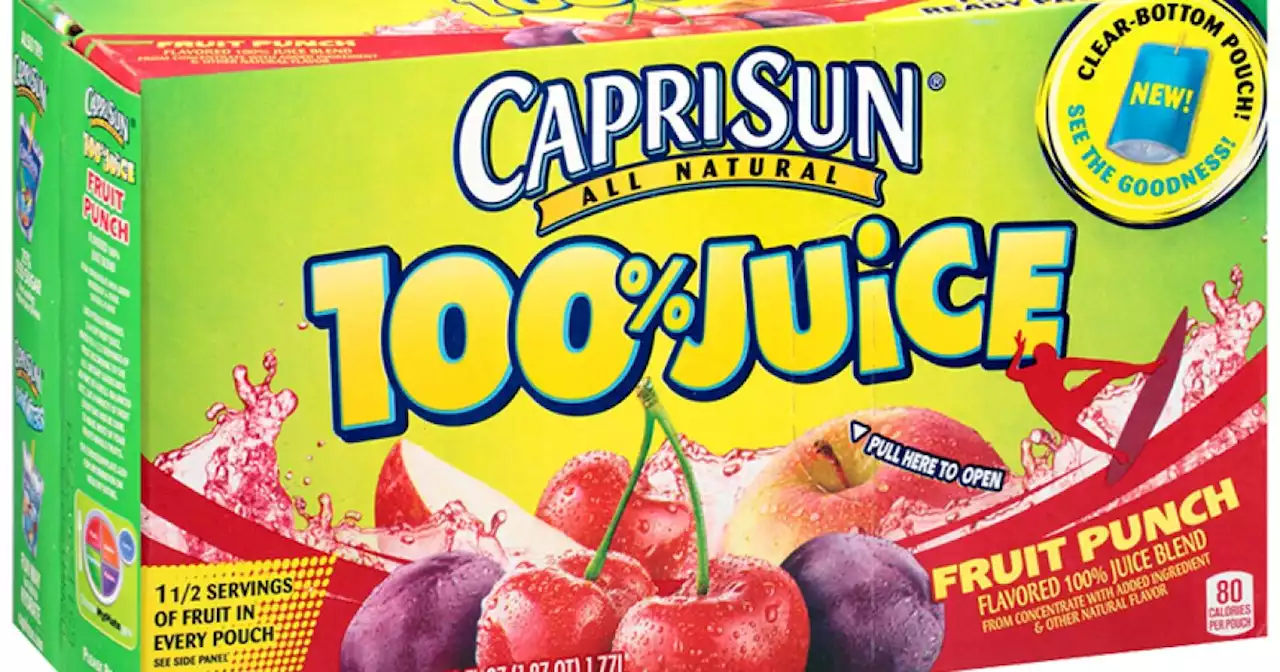 Capri Sun recalled for possible contamination from cleaning solution