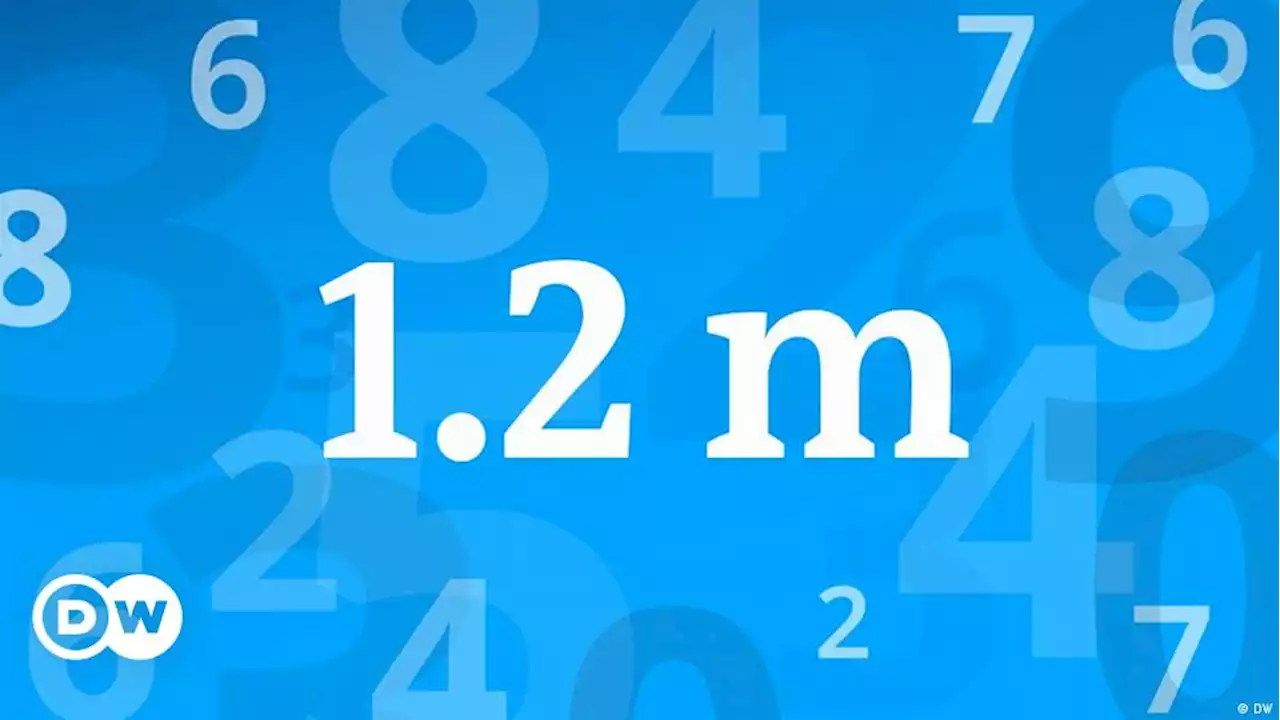 Number of the week: 1.2 million | DW | 15.08.2022