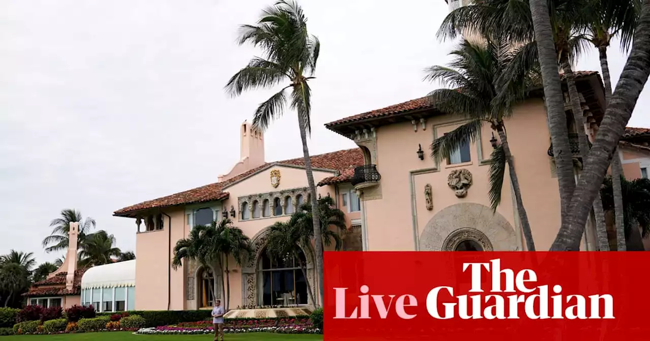 Fears of violence grow after FBI search of Trump’s Mar-a-Lago – live