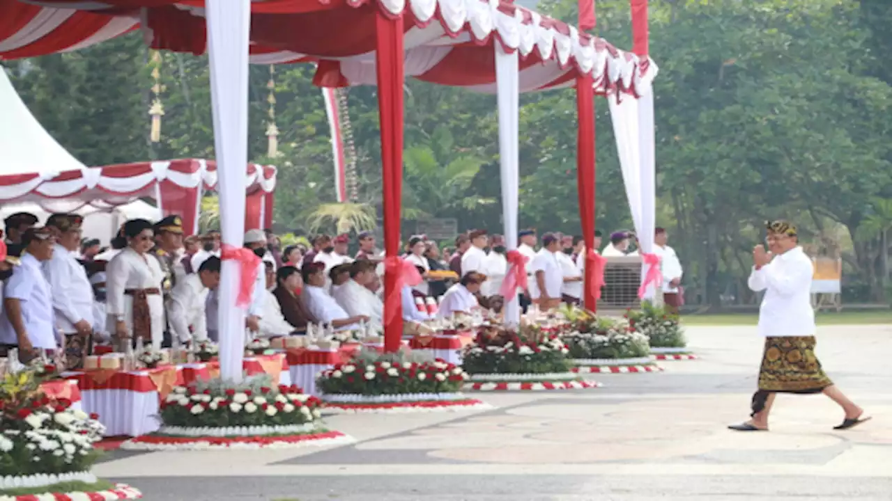 Peringati Hari Jadi Provinsi Bali, Koster Ajak Bangkit dari Keterpurukan