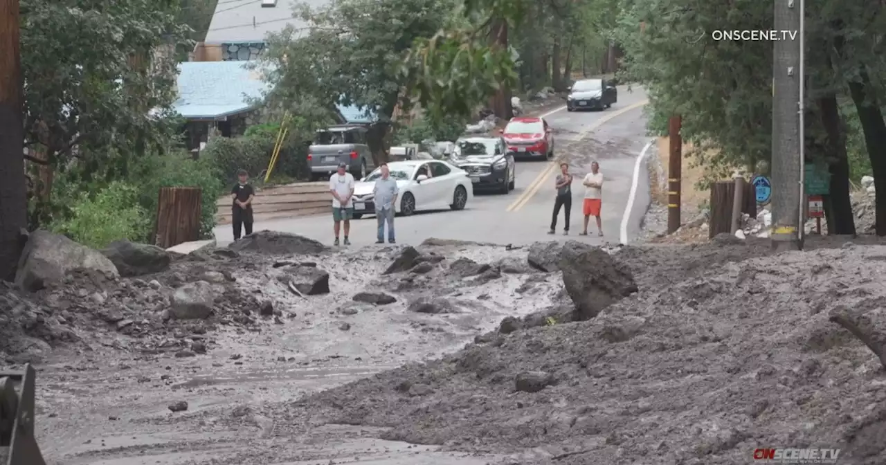 San Bernardino Mountains hit with flash floods as summer downpours continue