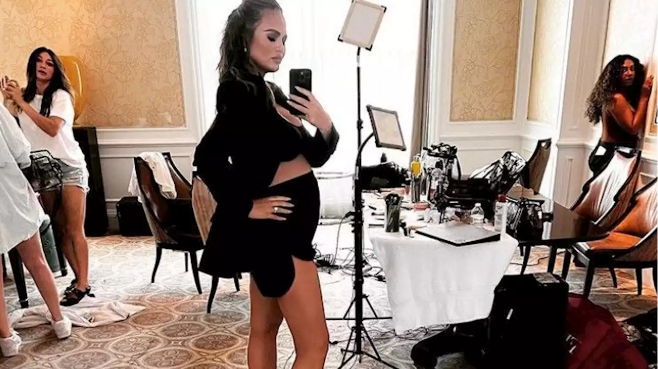 Chrissy Teigen Shows Off Her Baby Bump on Instagram