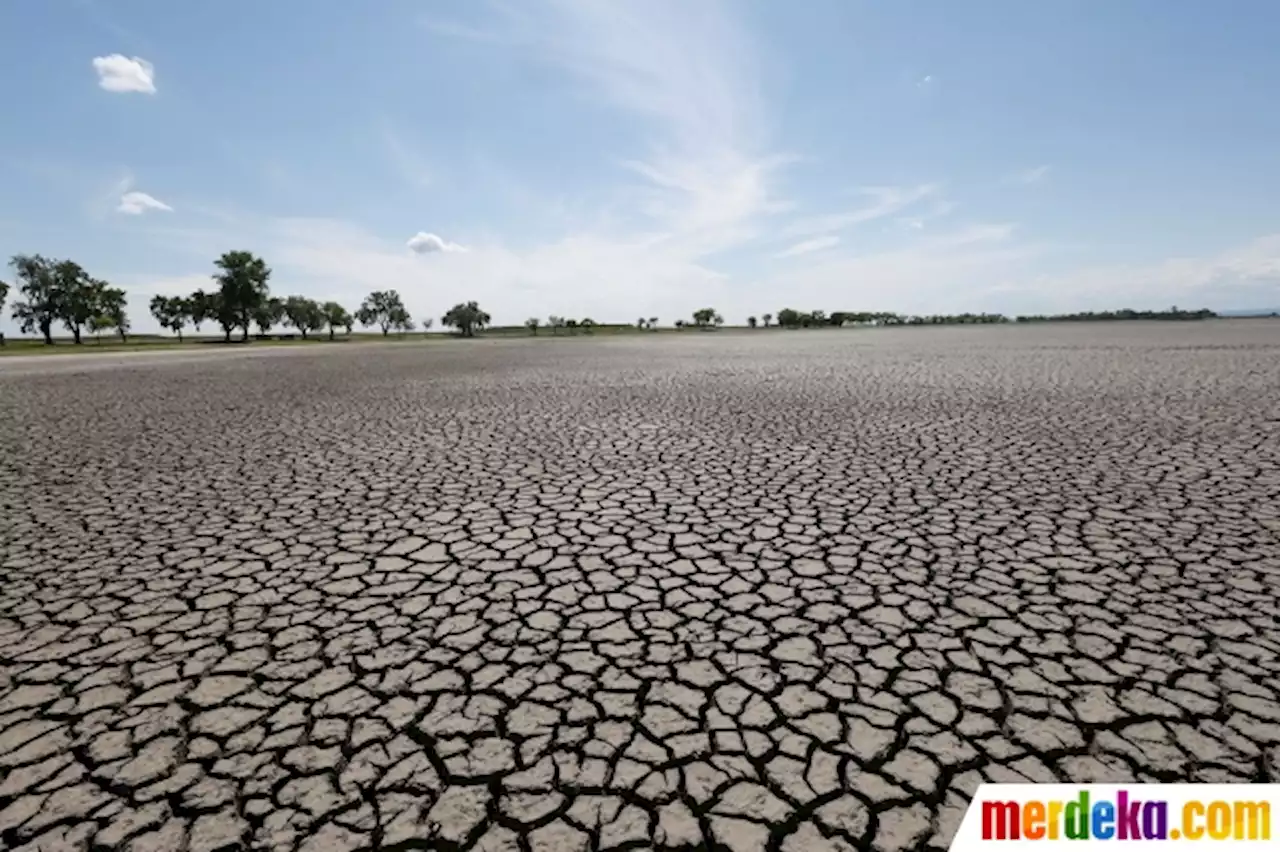 Foto : Penampakan Danau di Austria Kering Kerontang | merdeka.com