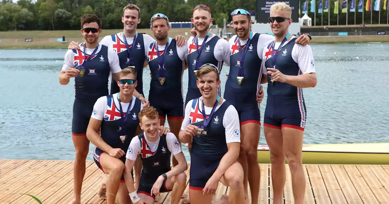 Northamptonshire rowing star wins gold medal in European Championships in Munich