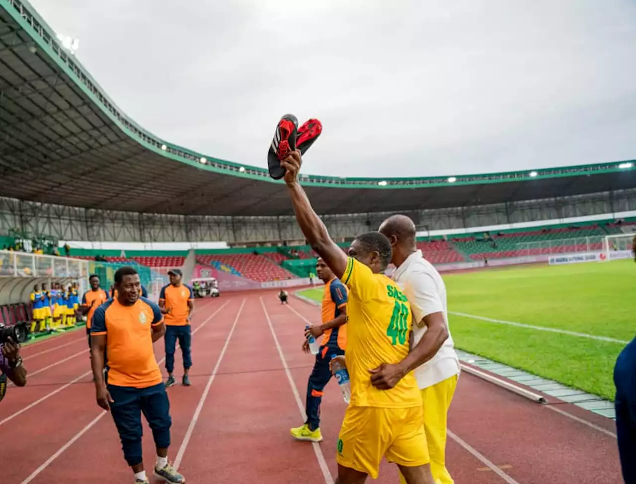 Edo Deputy Governor retires from professional football in style