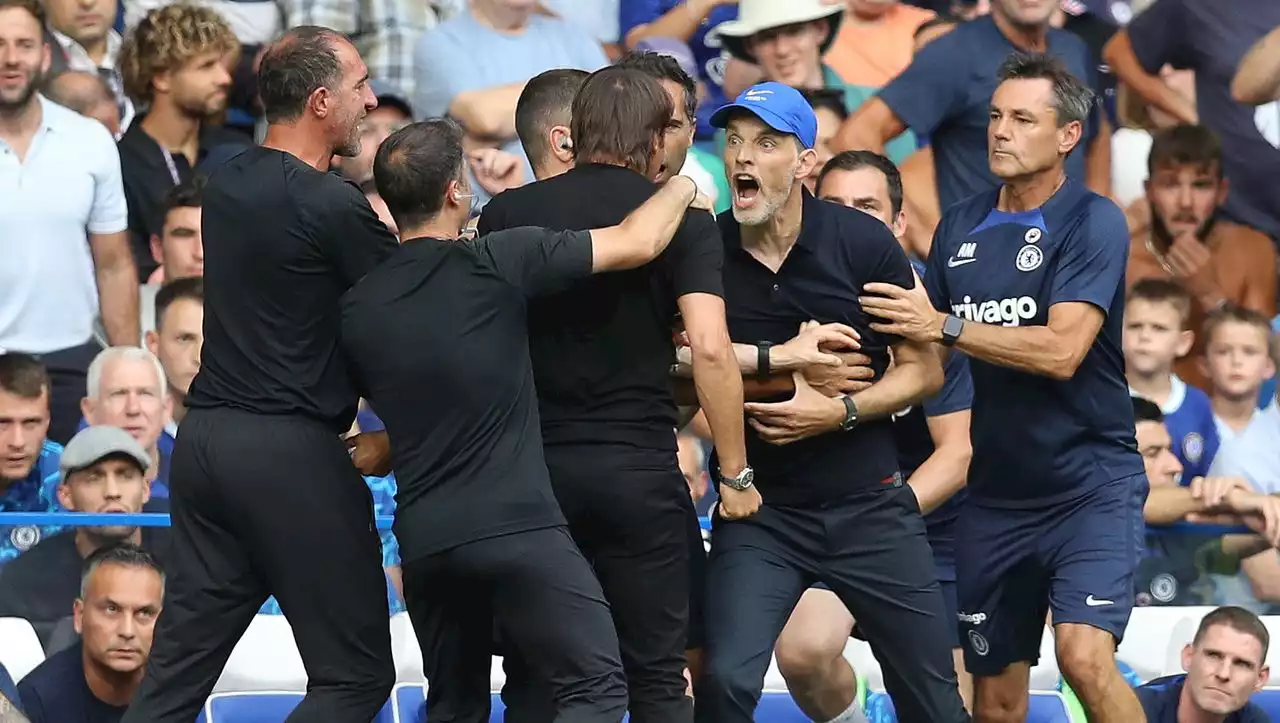 Remis zwischen Chelsea und Tottenham: Doppel-Rot nach Abpfiff – Tuchel und Conte geraten nach London-Derby aneinander