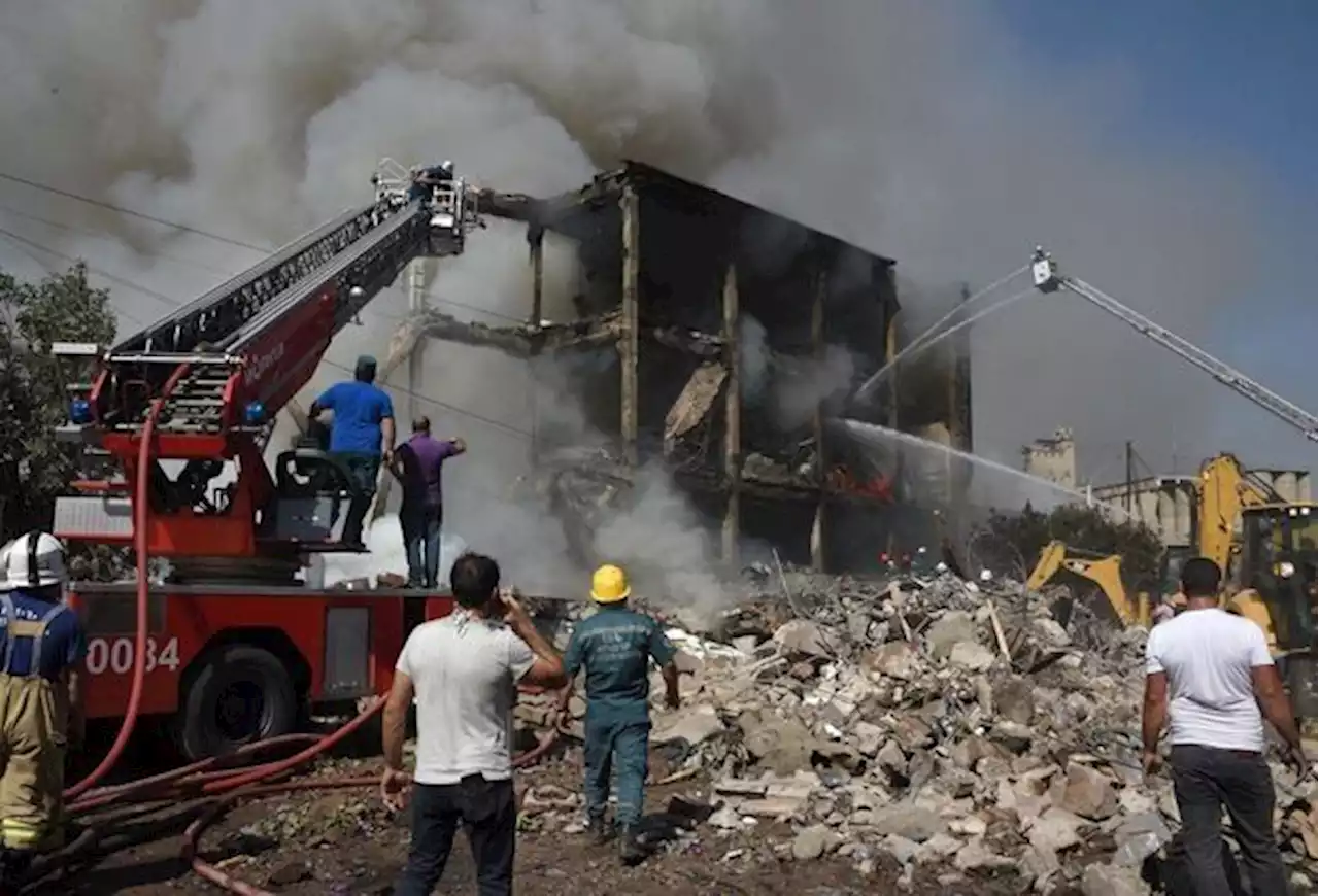 Fireworks warehouse explodes in Armenian mall, killing three, injuring dozens
