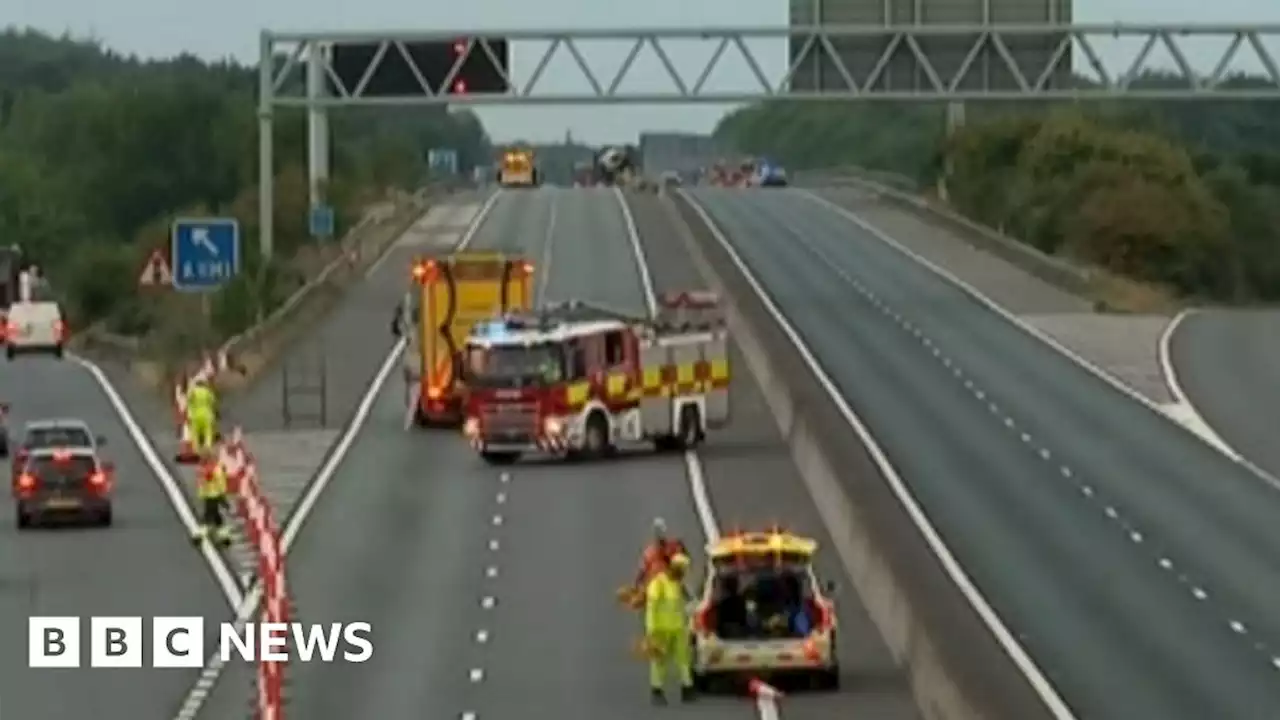 M18 crash at Doncaster: Lorry driver dies - police