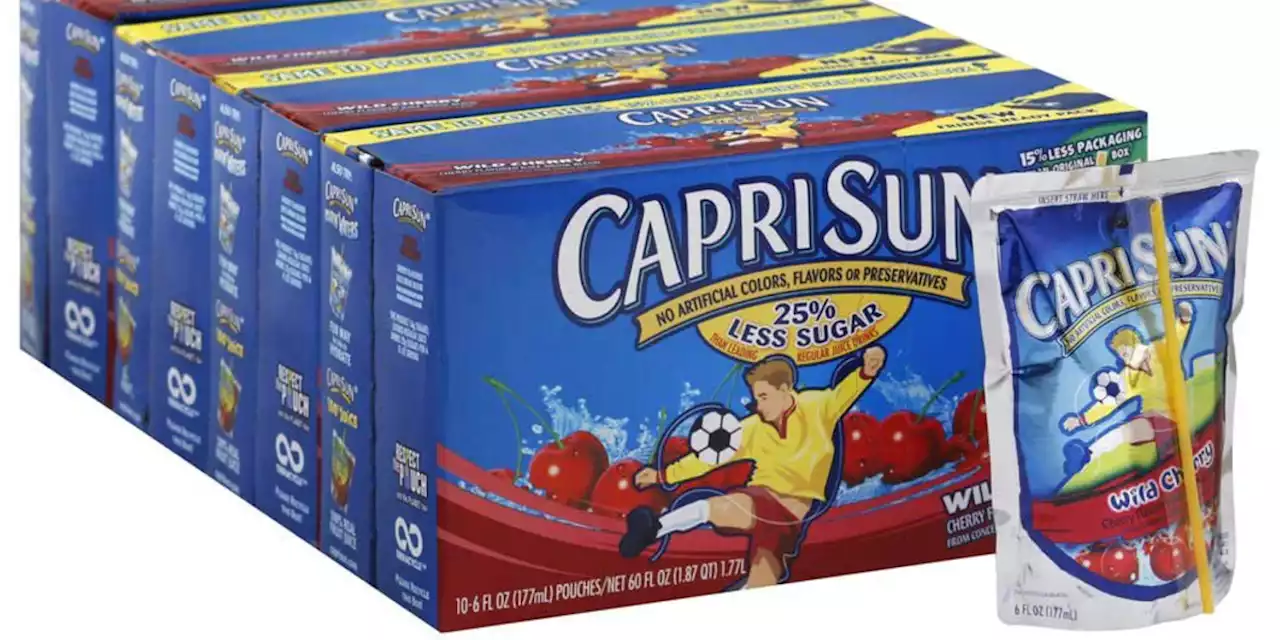 Some Capri Sun drinks recalled, may contain cleaning solution, company says