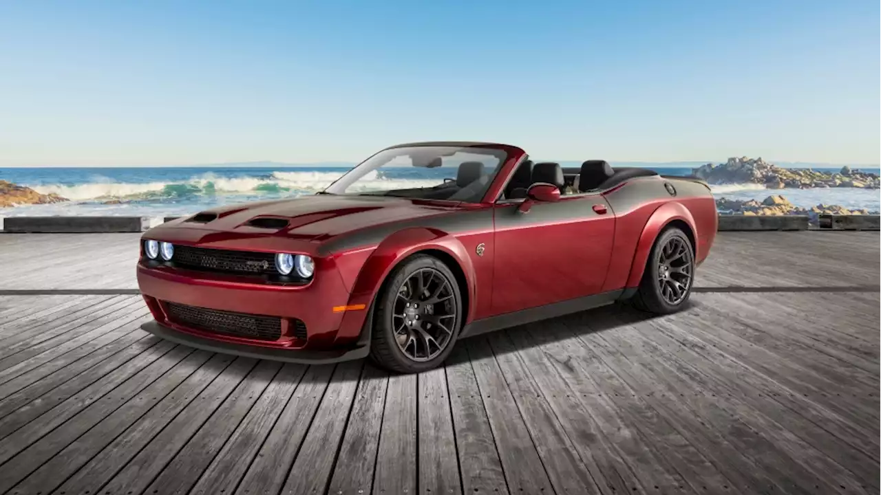 You can buy a Dodge Challenger convertible as the model ends its run